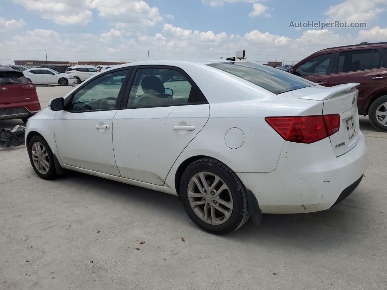 2012 Kia Forte Ex White vin: KNAFU4A29C5585347