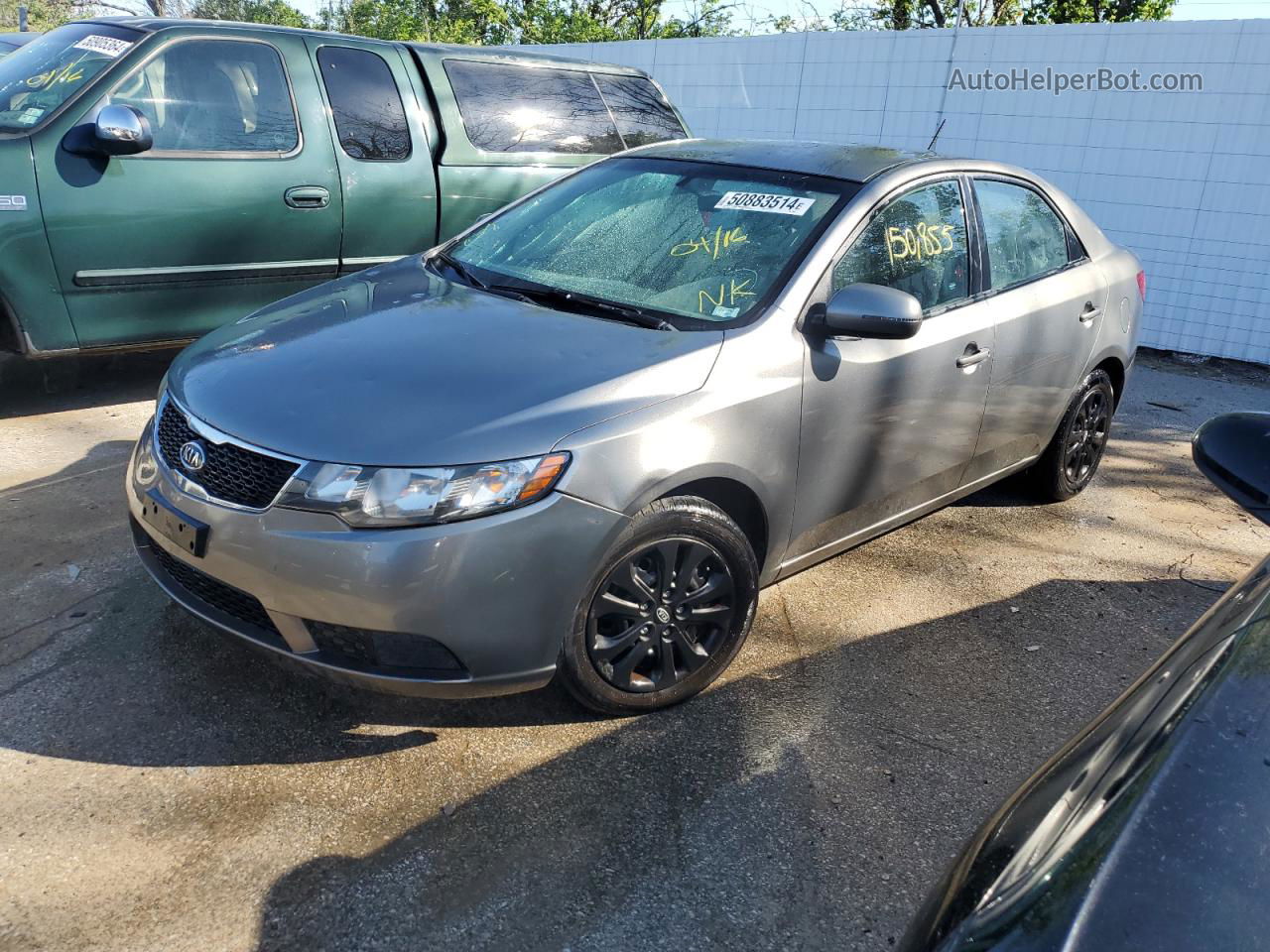 2012 Kia Forte Ex Серый vin: KNAFU4A29C5596588