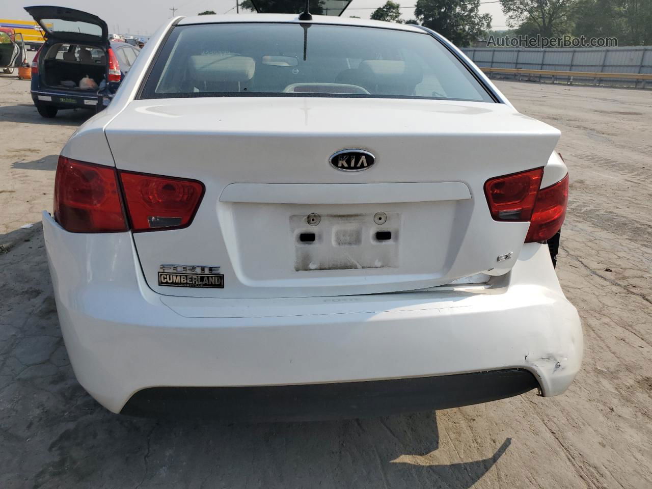 2012 Kia Forte Ex White vin: KNAFU4A29C5606035