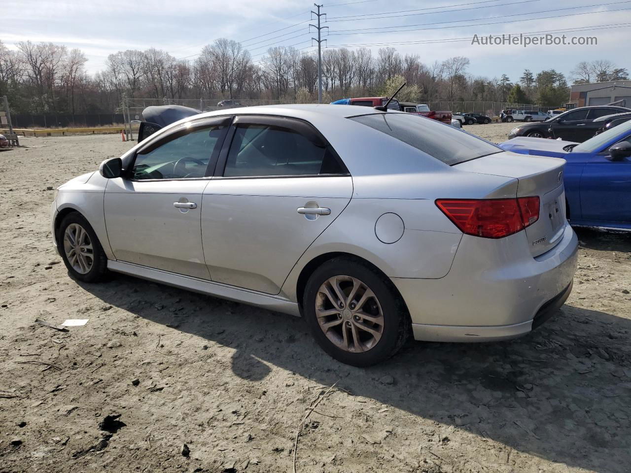 2012 Kia Forte Ex Silver vin: KNAFU4A29C5624843