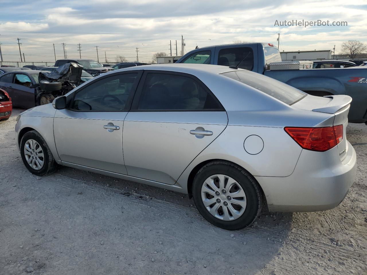 2012 Kia Forte Ex Silver vin: KNAFU4A29C5634899