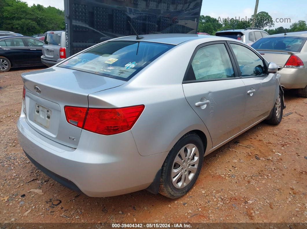 2012 Kia Forte Ex Silver vin: KNAFU4A29C5642520