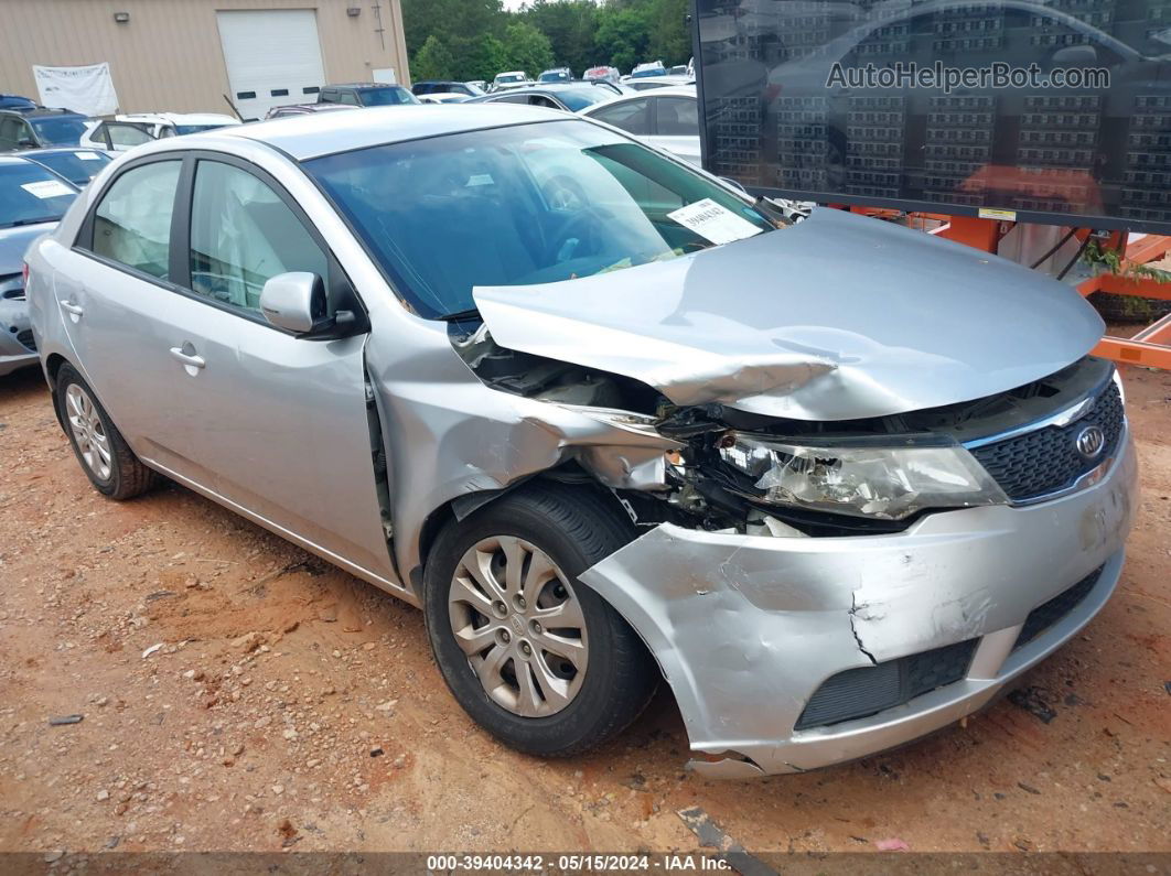 2012 Kia Forte Ex Silver vin: KNAFU4A29C5642520