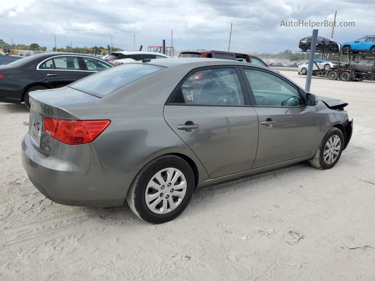 2012 Kia Forte Ex Silver vin: KNAFU4A2XC5478629