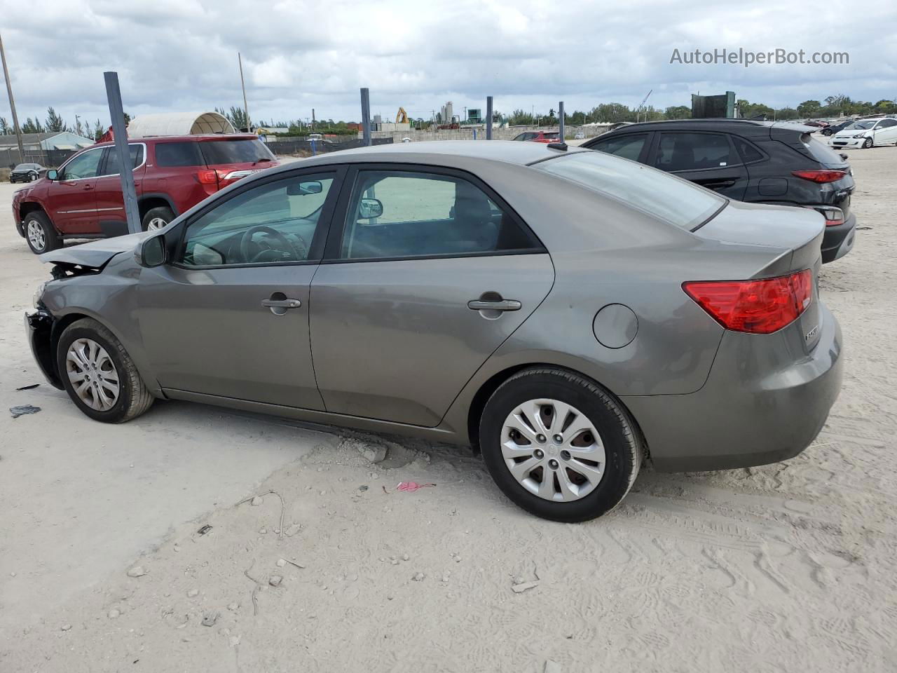 2012 Kia Forte Ex Silver vin: KNAFU4A2XC5478629