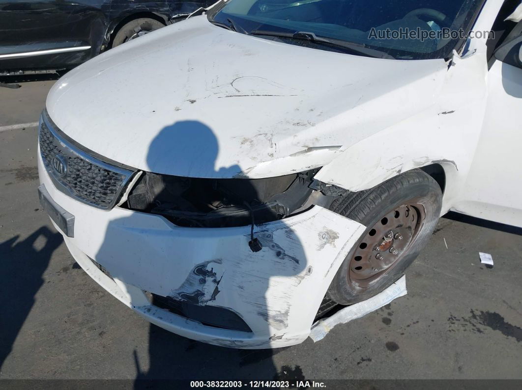 2012 Kia Forte Ex White vin: KNAFU4A2XC5490876