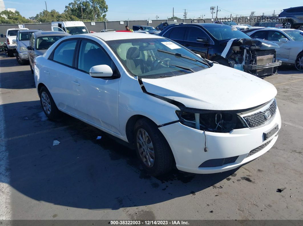 2012 Kia Forte Ex White vin: KNAFU4A2XC5490876