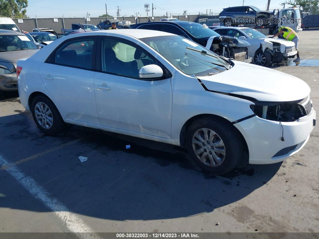 2012 Kia Forte Ex White vin: KNAFU4A2XC5490876