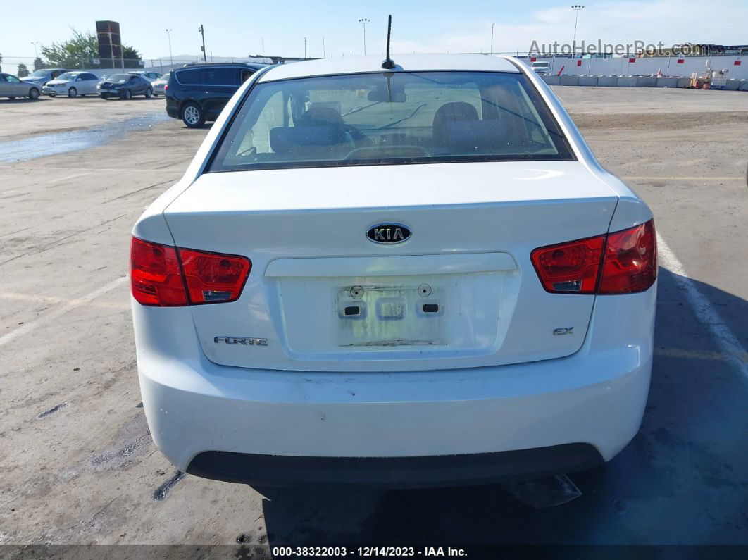 2012 Kia Forte Ex Белый vin: KNAFU4A2XC5490876