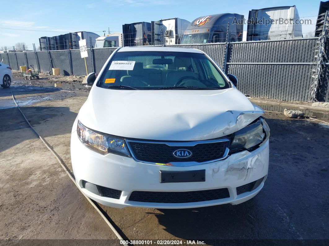 2012 Kia Forte Ex White vin: KNAFU4A2XC5562692