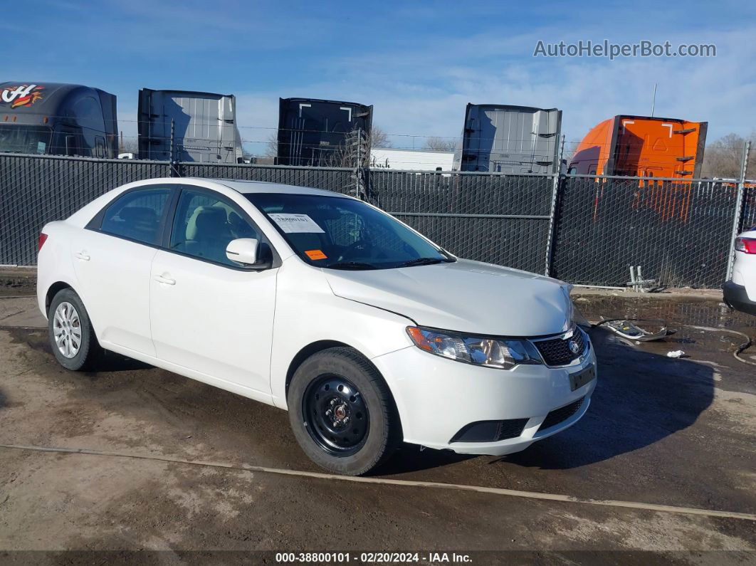 2012 Kia Forte Ex White vin: KNAFU4A2XC5562692