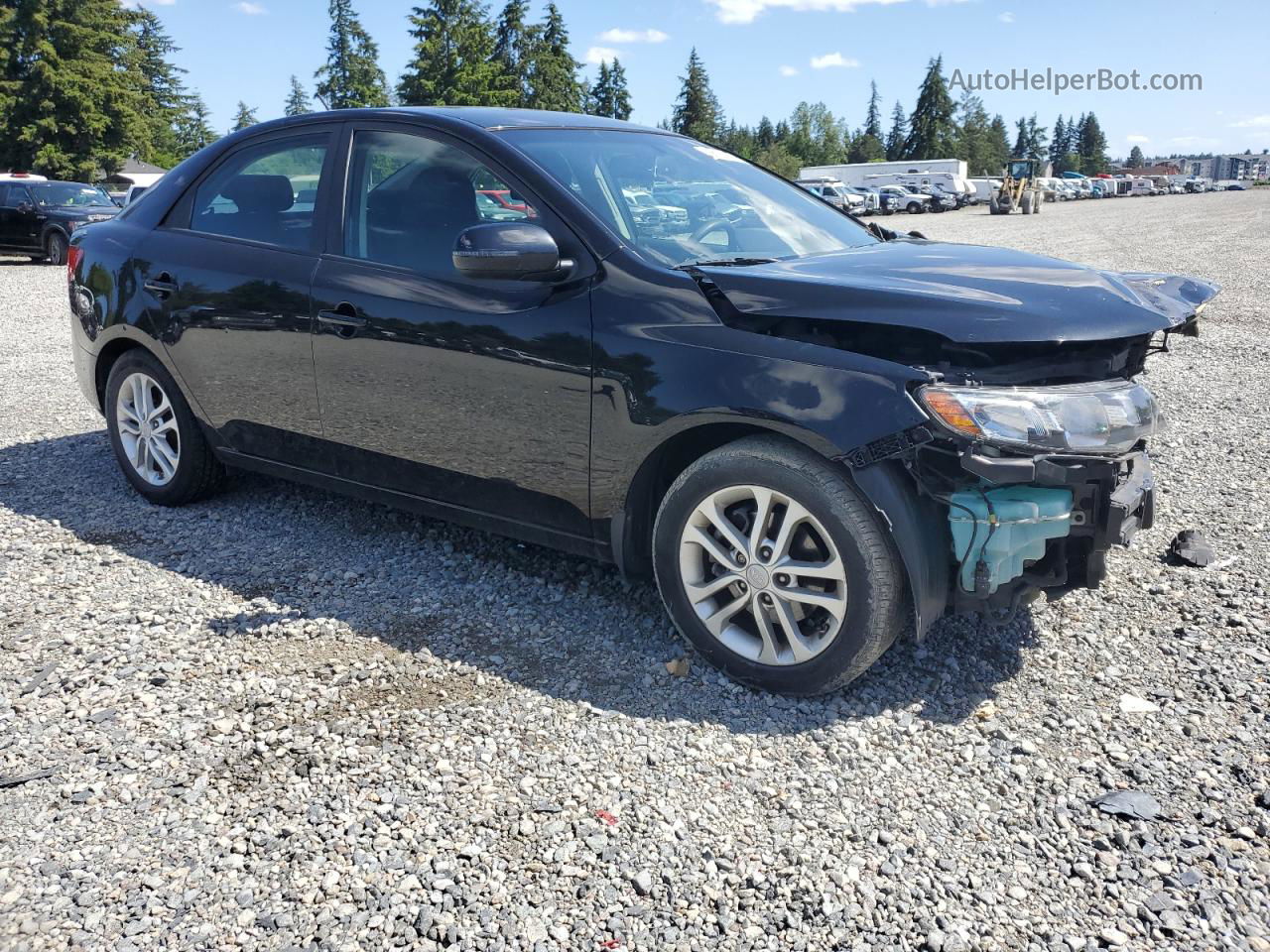 2012 Kia Forte Ex Black vin: KNAFU4A2XC5566998