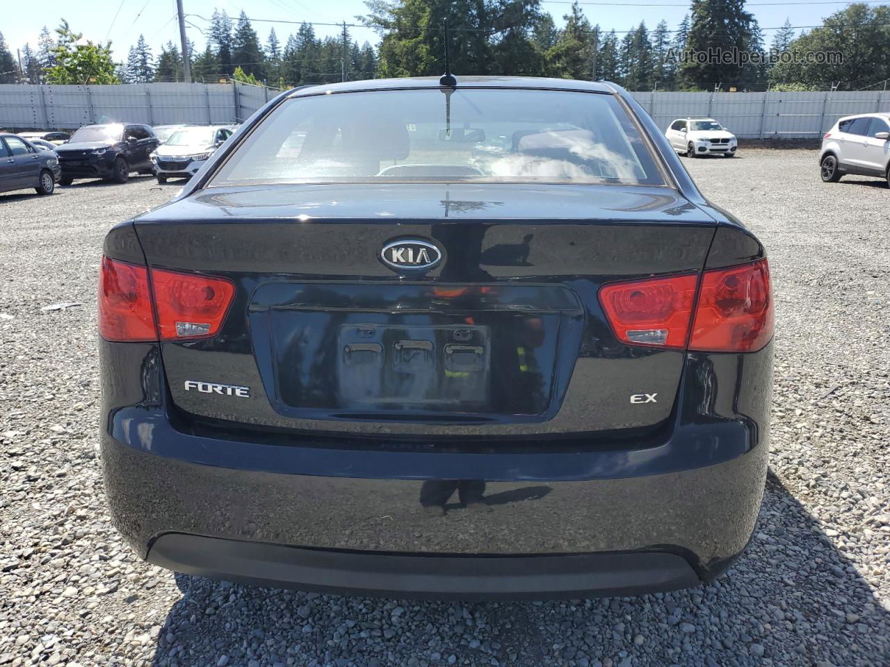 2012 Kia Forte Ex Black vin: KNAFU4A2XC5566998