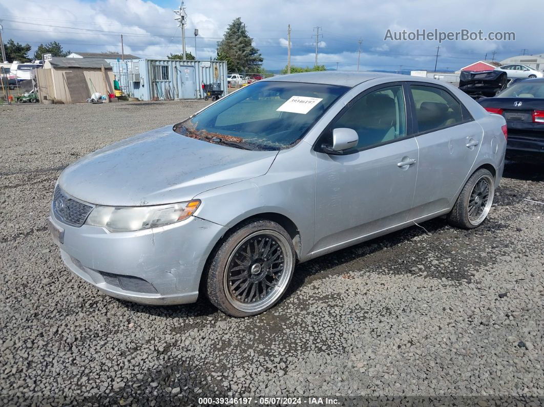 2012 Kia Forte Ex Silver vin: KNAFU4A2XC5585647