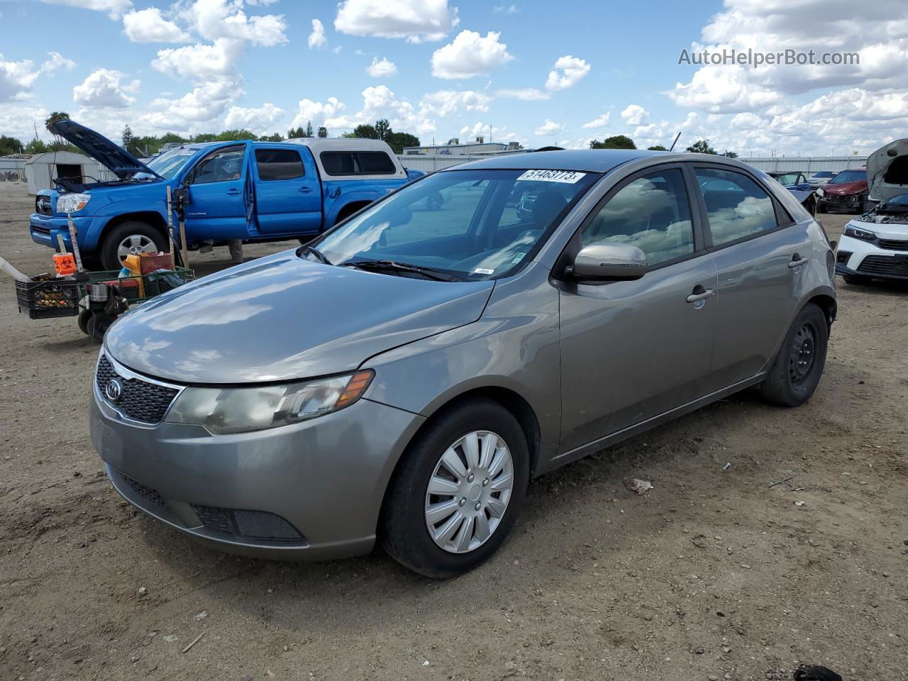 2012 Kia Forte Ex Gray vin: KNAFU4A2XC5593151