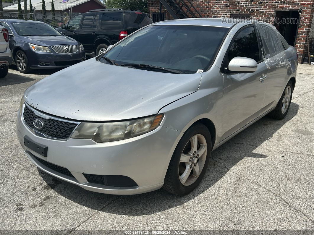 2012 Kia Forte   Silver vin: KNAFU4A2XC5595899