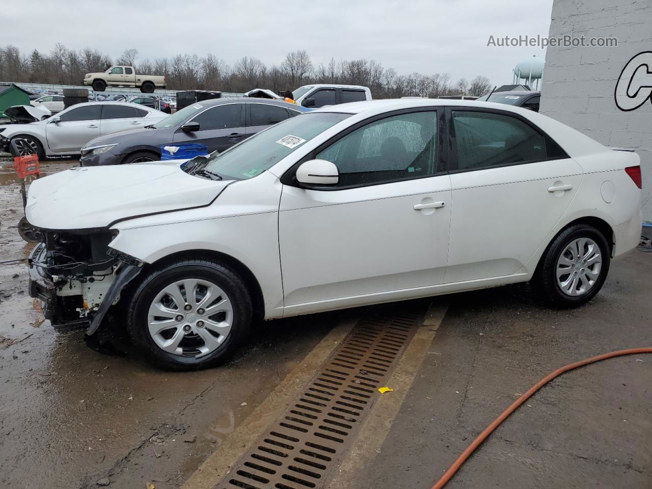 2012 Kia Forte Ex White vin: KNAFU4A2XC5628626