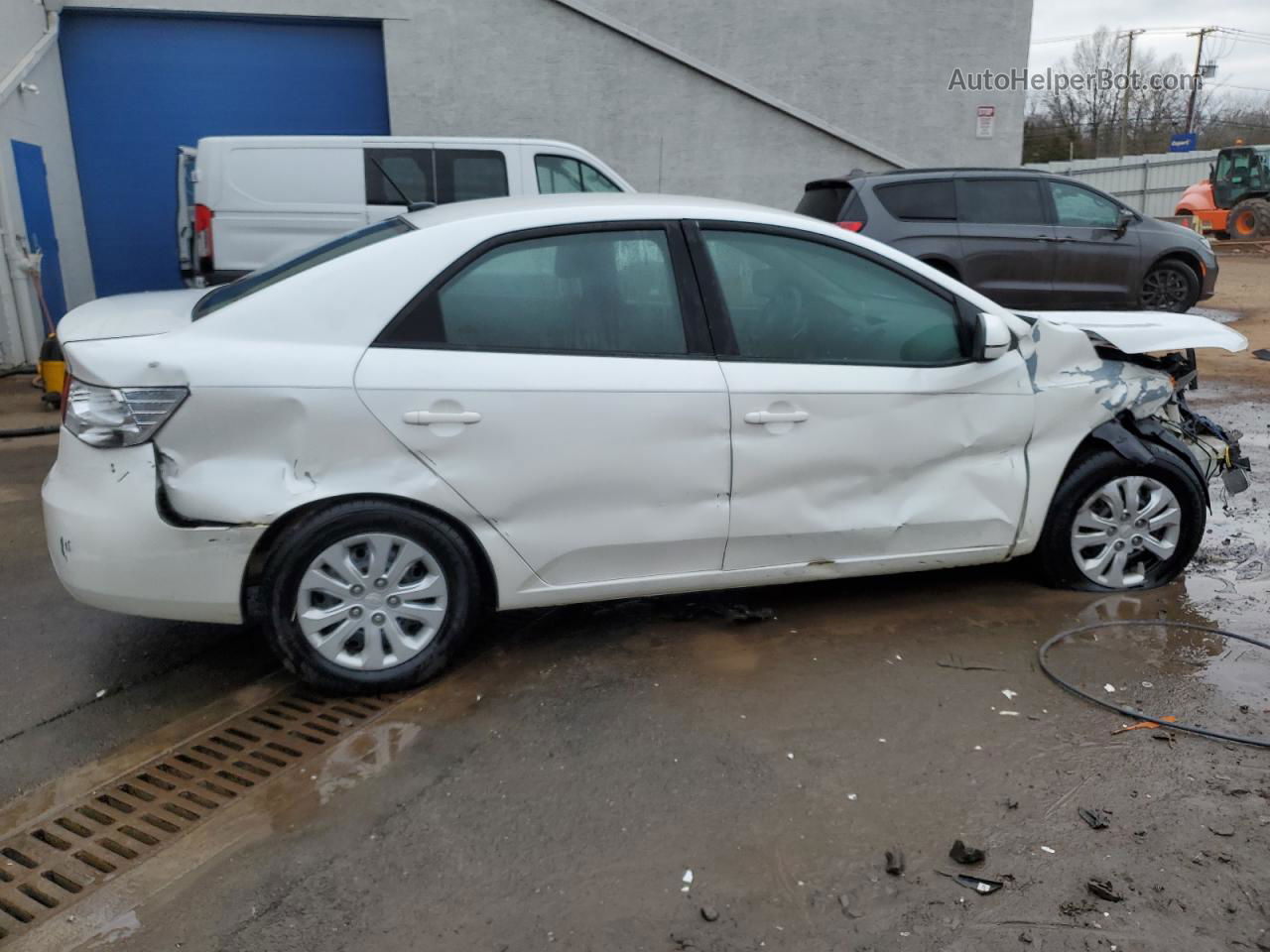 2012 Kia Forte Ex White vin: KNAFU4A2XC5628626