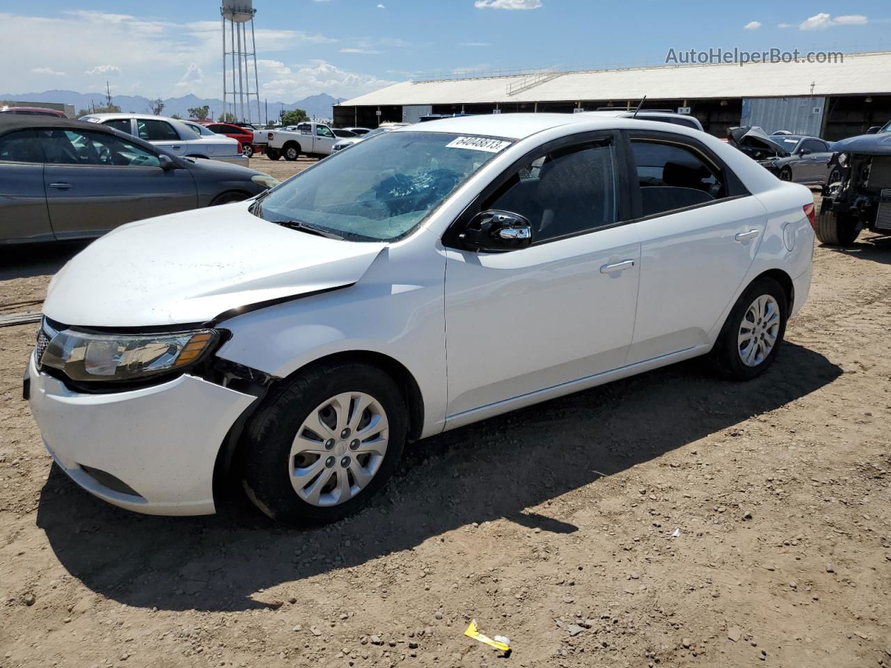 2012 Kia Forte Ex Белый vin: KNAFU4A2XC5633597