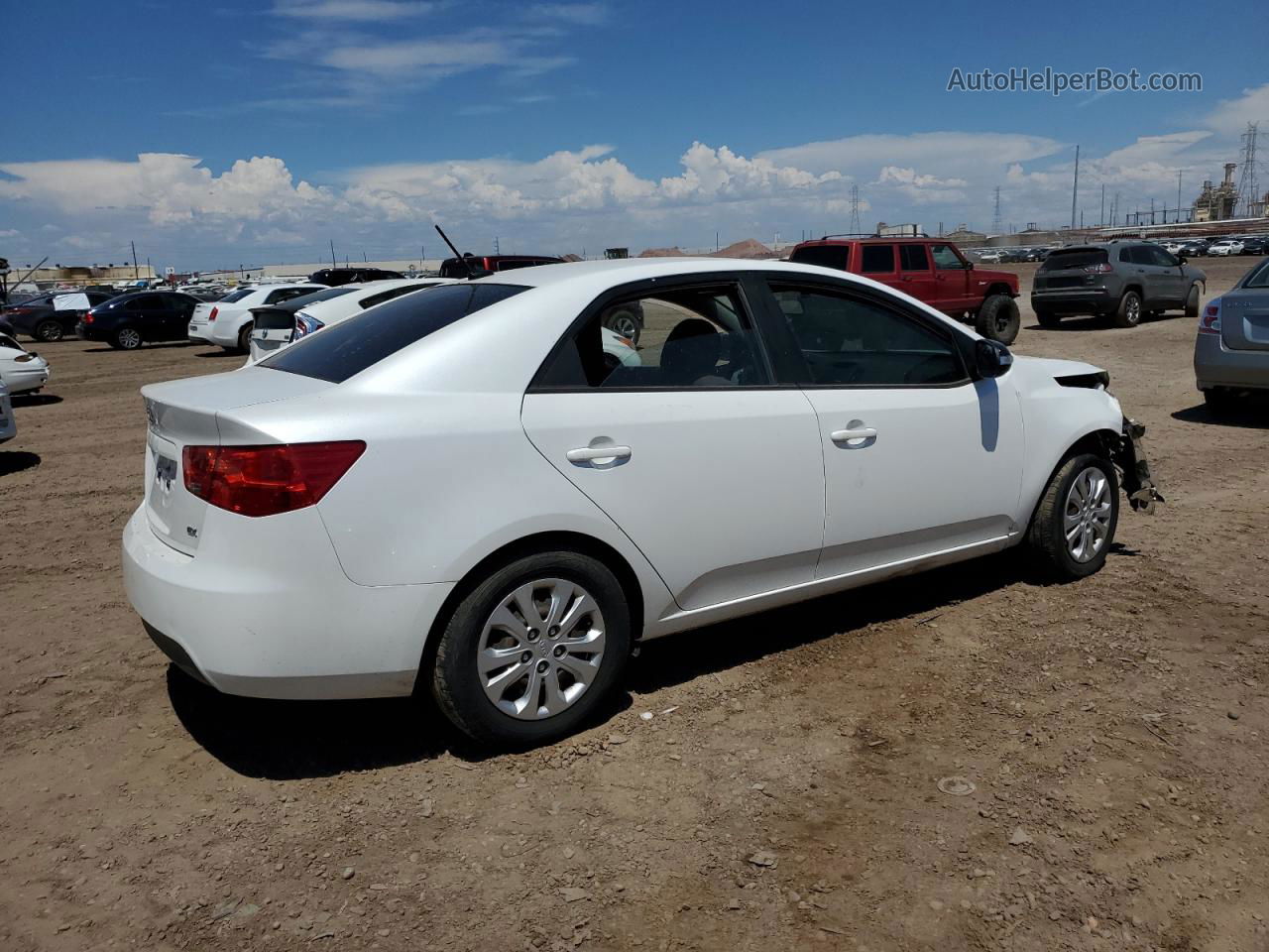 2012 Kia Forte Ex White vin: KNAFU4A2XC5633597