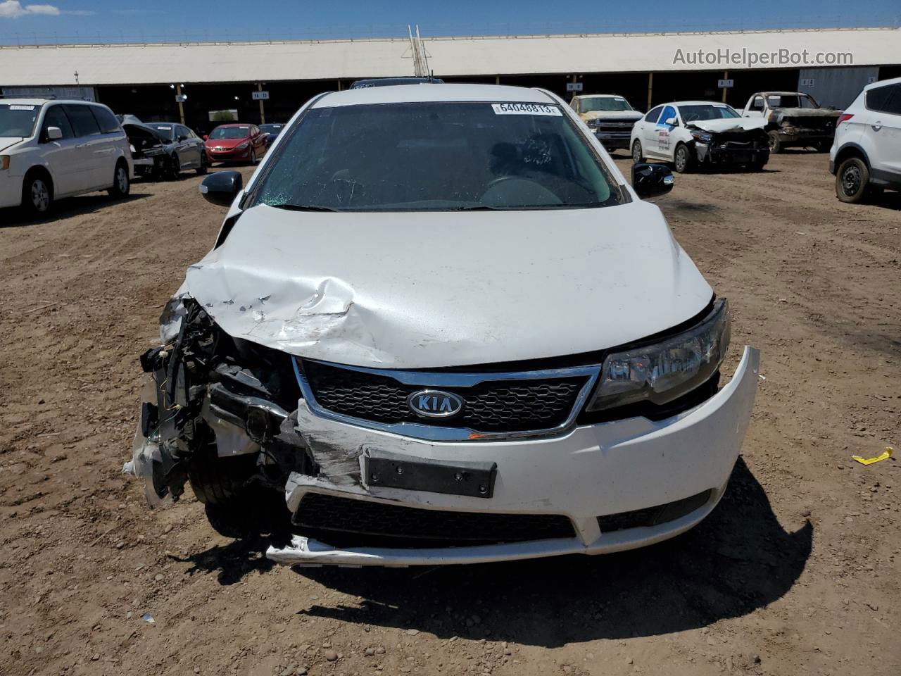 2012 Kia Forte Ex Белый vin: KNAFU4A2XC5633597