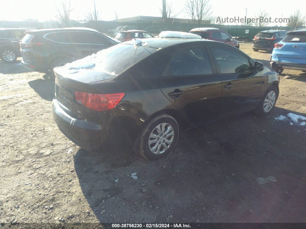 2012 Kia Forte Ex Черный vin: KNAFU4A2XC5635186