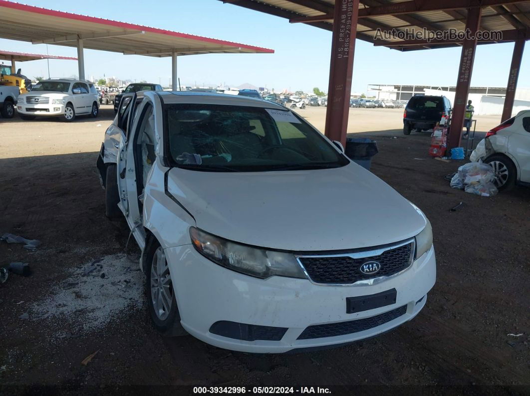 2012 Kia Forte Ex White vin: KNAFU5A21C5601790