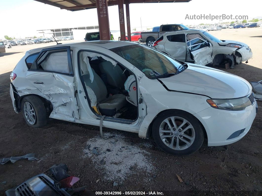 2012 Kia Forte Ex White vin: KNAFU5A21C5601790