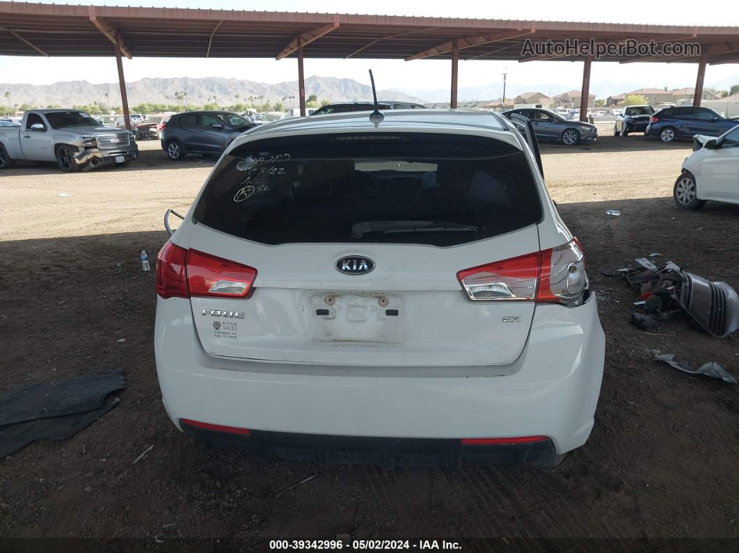 2012 Kia Forte Ex White vin: KNAFU5A21C5601790