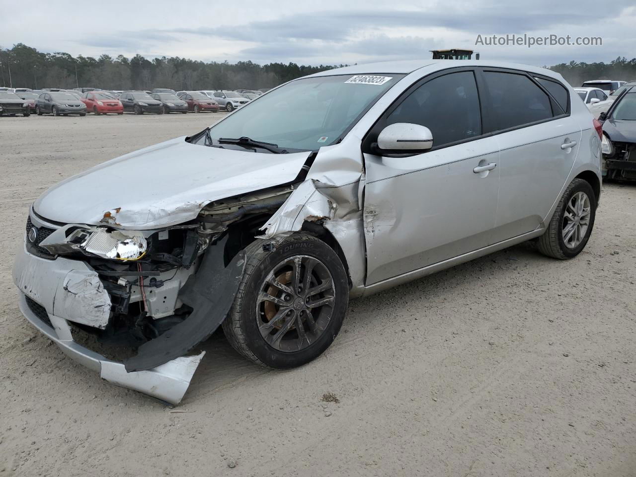 2012 Kia Forte Ex Silver vin: KNAFU5A22C5507319