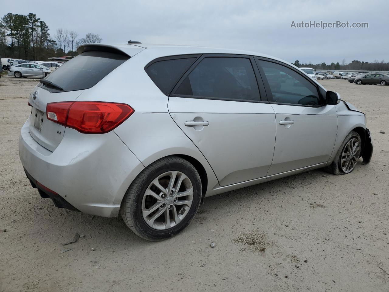 2012 Kia Forte Ex Silver vin: KNAFU5A22C5507319