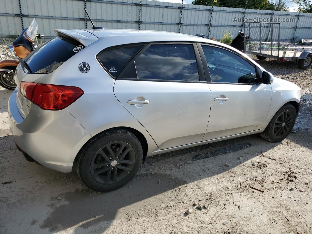 2012 Kia Forte Ex Silver vin: KNAFU5A22C5545584