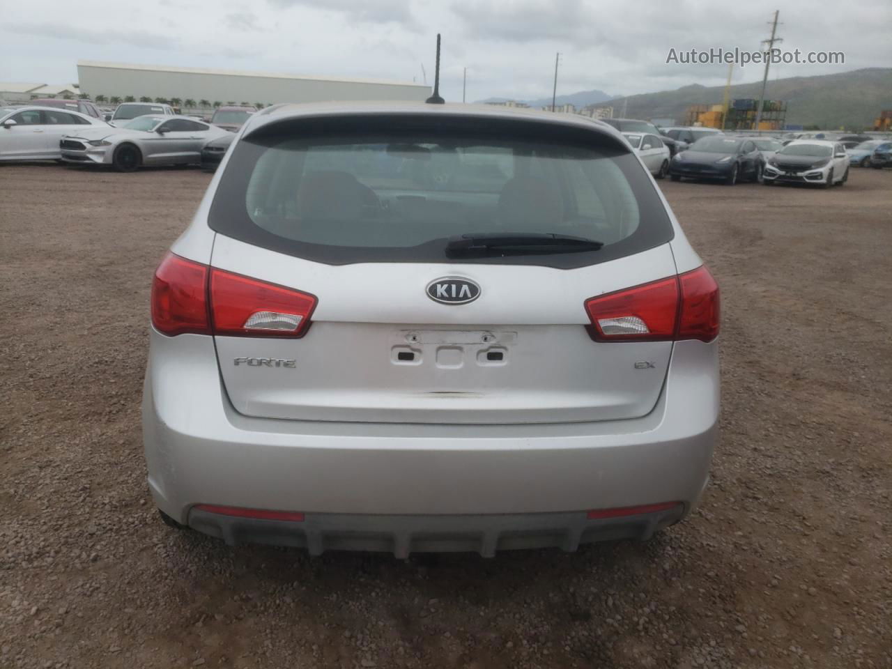 2012 Kia Forte Ex Silver vin: KNAFU5A22C5570713