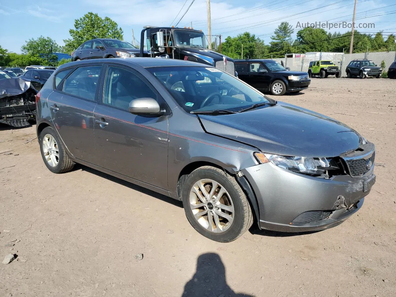 2012 Kia Forte Ex Silver vin: KNAFU5A23C5530625