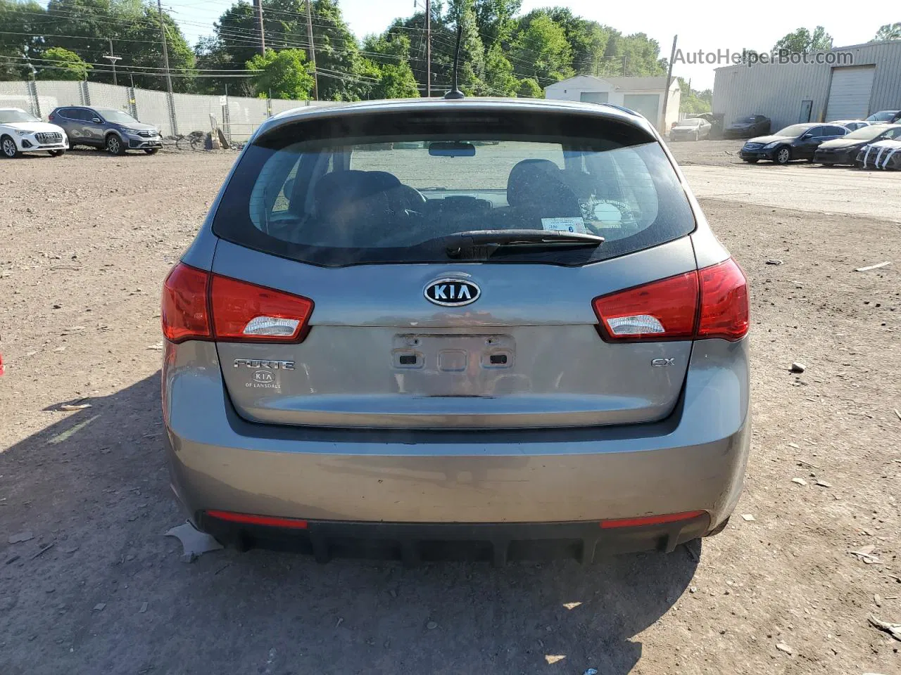 2012 Kia Forte Ex Silver vin: KNAFU5A23C5530625