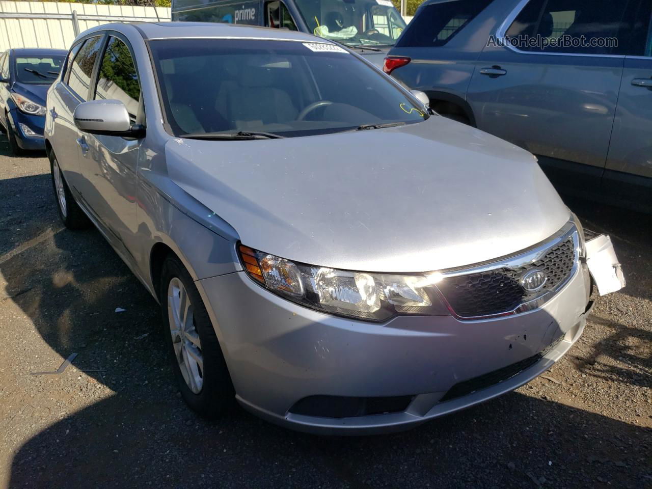 2012 Kia Forte Ex Silver vin: KNAFU5A24C5519519