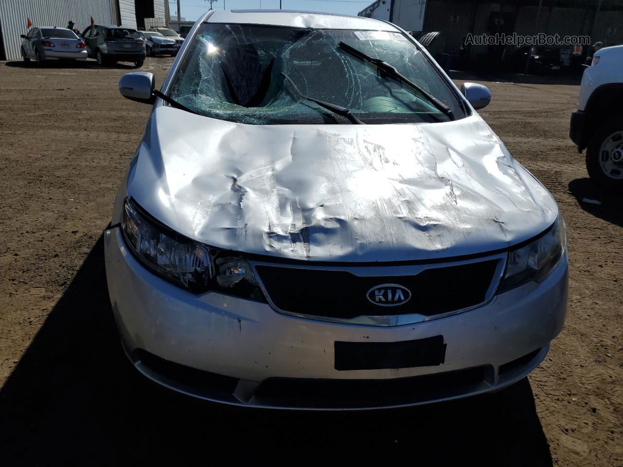 2012 Kia Forte Ex Серебряный vin: KNAFU5A24C5543156