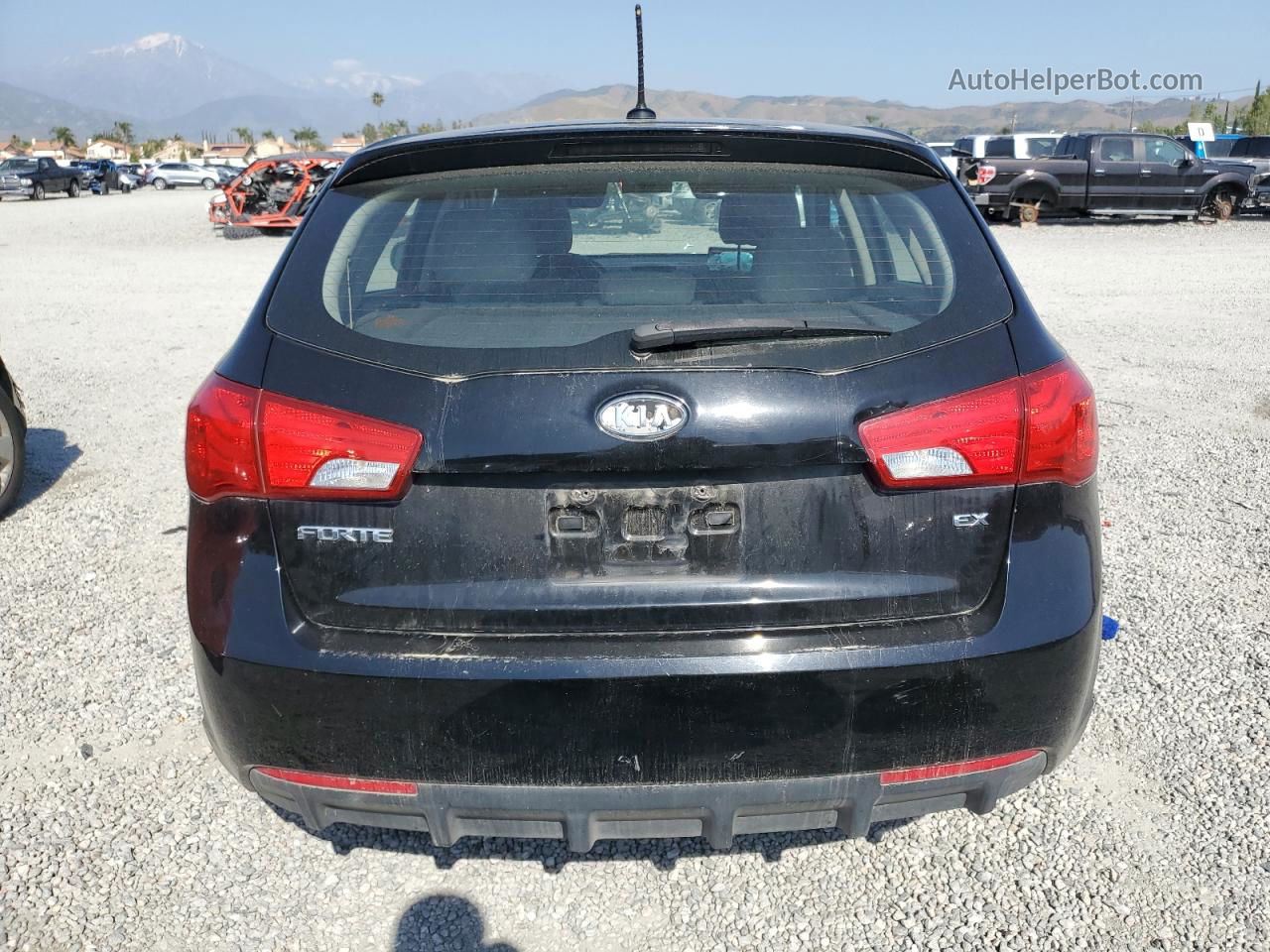 2012 Kia Forte Ex Black vin: KNAFU5A26C5545880