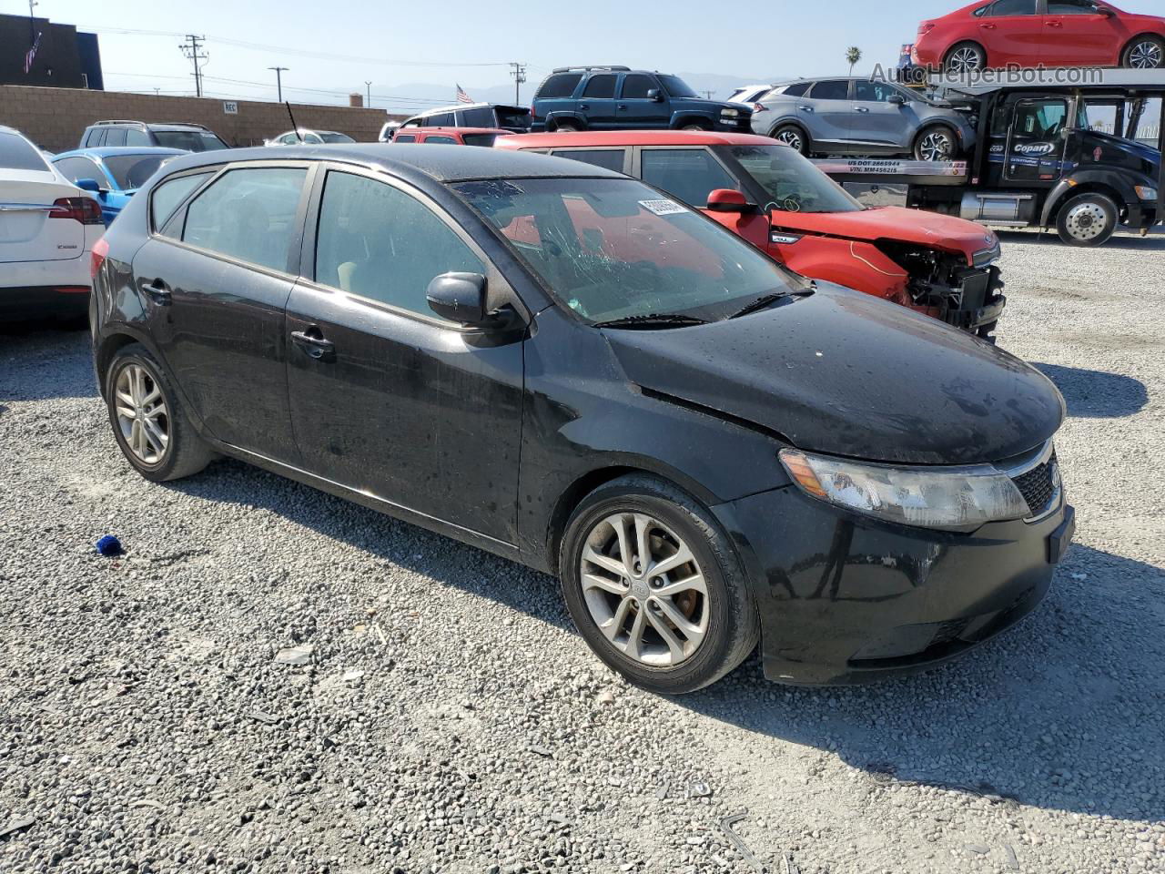 2012 Kia Forte Ex Black vin: KNAFU5A26C5545880