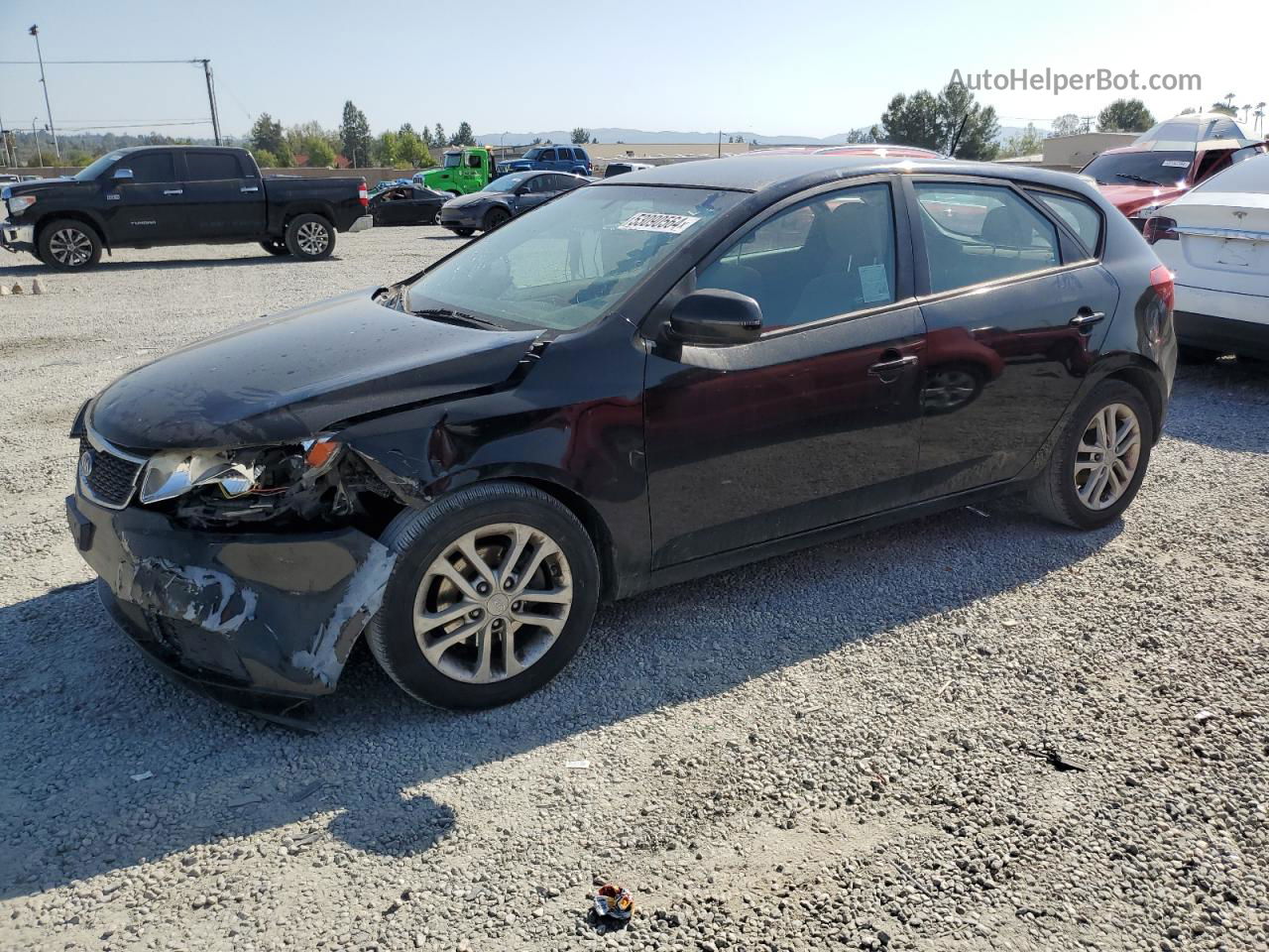 2012 Kia Forte Ex Black vin: KNAFU5A26C5545880