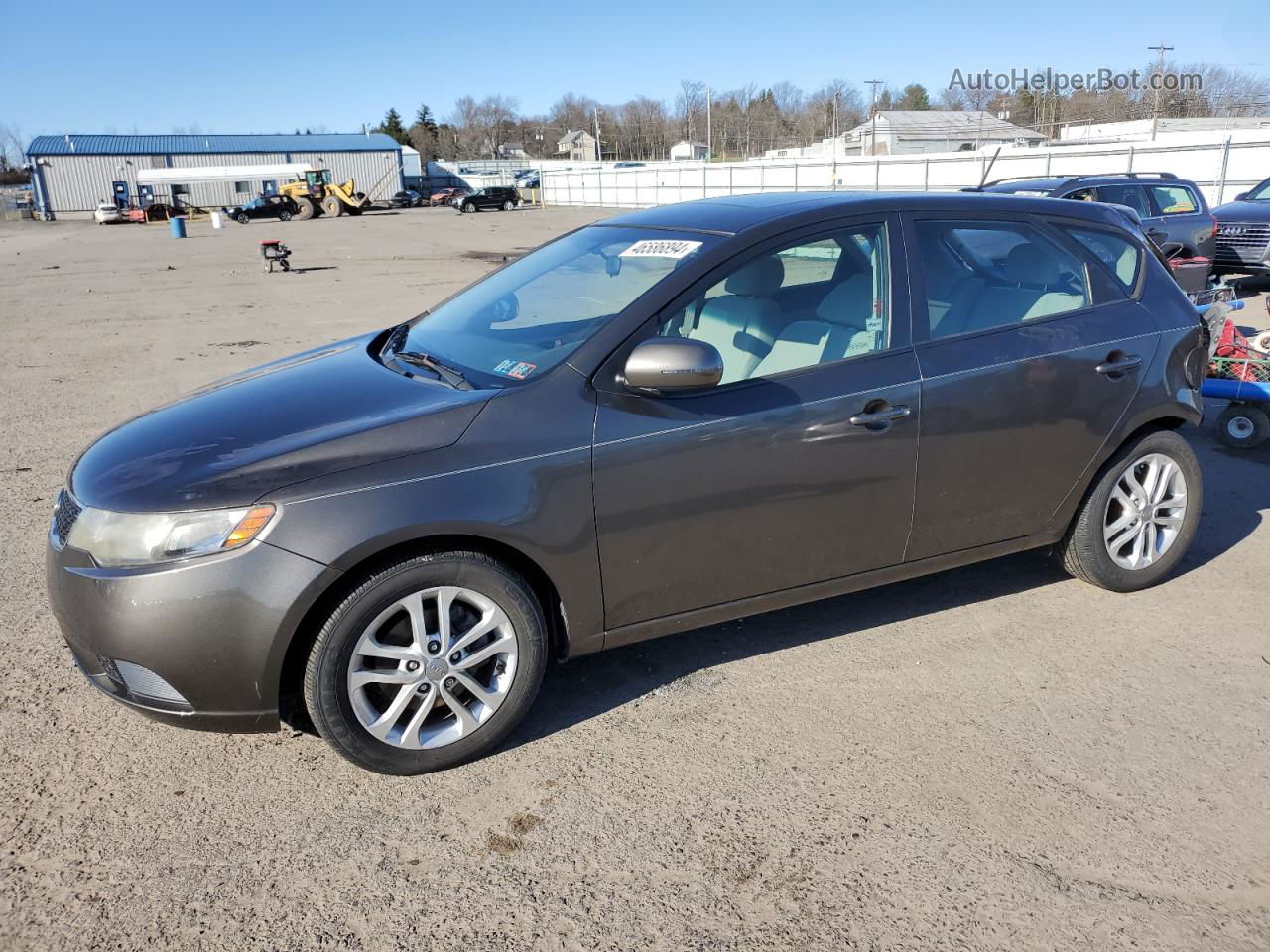 2012 Kia Forte Ex Gray vin: KNAFU5A26C5552344