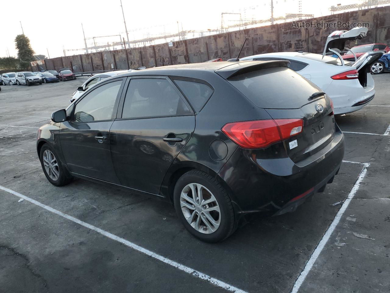 2012 Kia Forte Ex Black vin: KNAFU5A26C5585196