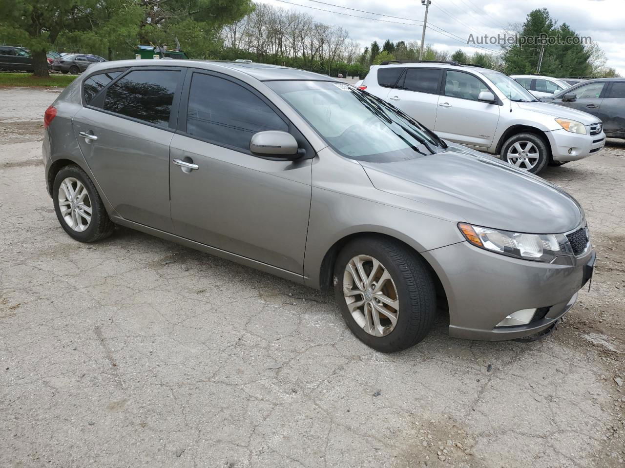 2012 Kia Forte Ex Gray vin: KNAFU5A27C5489450