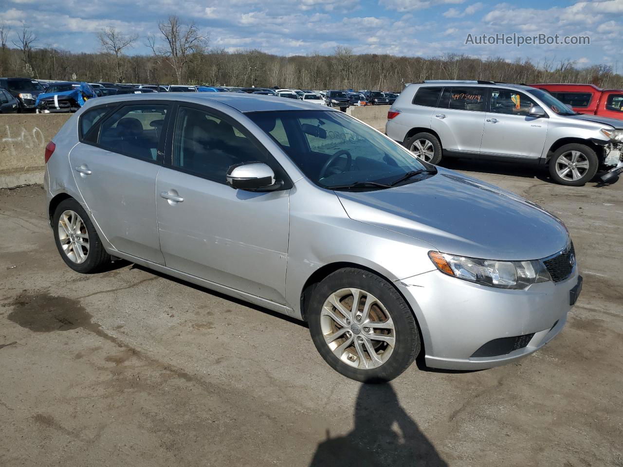 2012 Kia Forte Ex Gray vin: KNAFU5A27C5571484