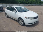 2012 Kia Forte Ex White vin: KNAFU5A27C5597258