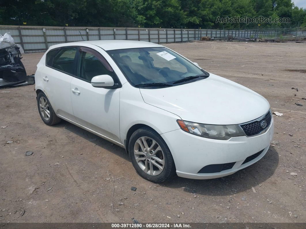 2012 Kia Forte Ex White vin: KNAFU5A27C5597258