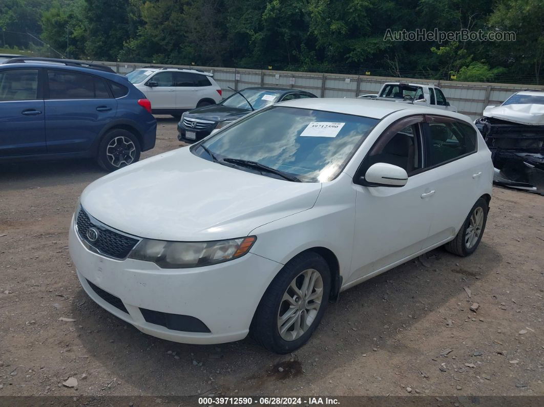 2012 Kia Forte Ex White vin: KNAFU5A27C5597258