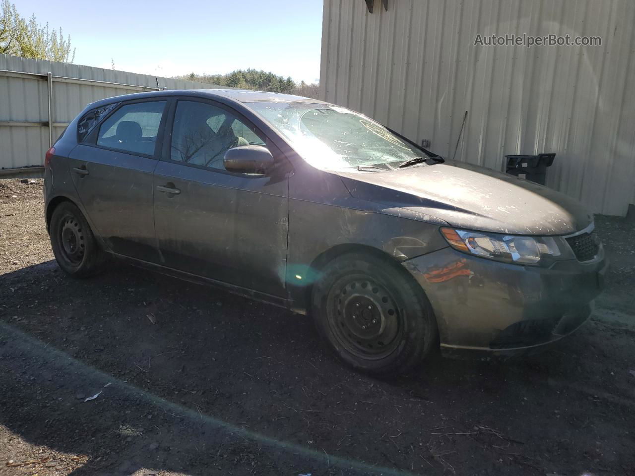 2012 Kia Forte Ex Brown vin: KNAFU5A28C5543161