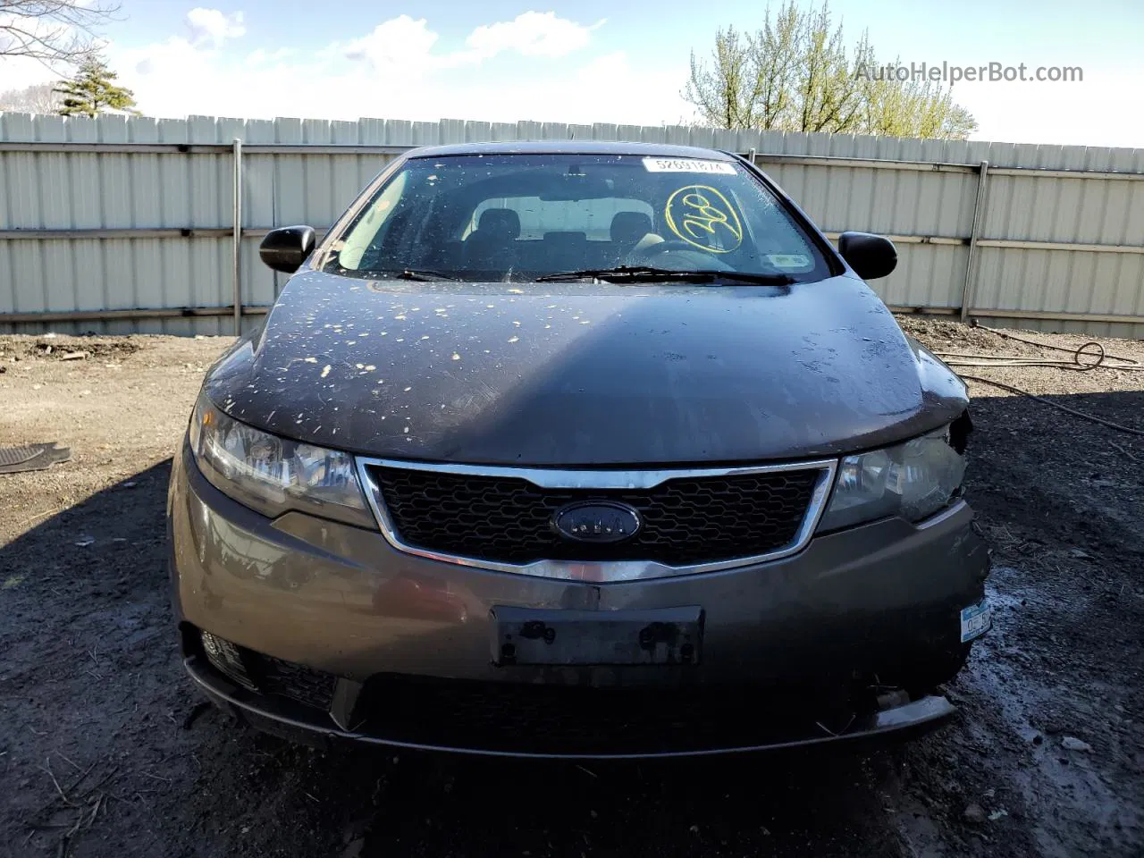 2012 Kia Forte Ex Brown vin: KNAFU5A28C5543161