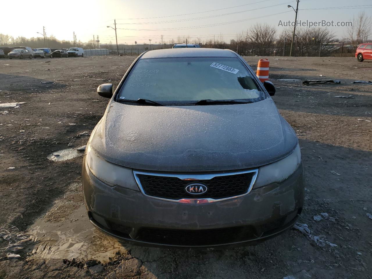 2012 Kia Forte Ex Gray vin: KNAFU5A28C5568254